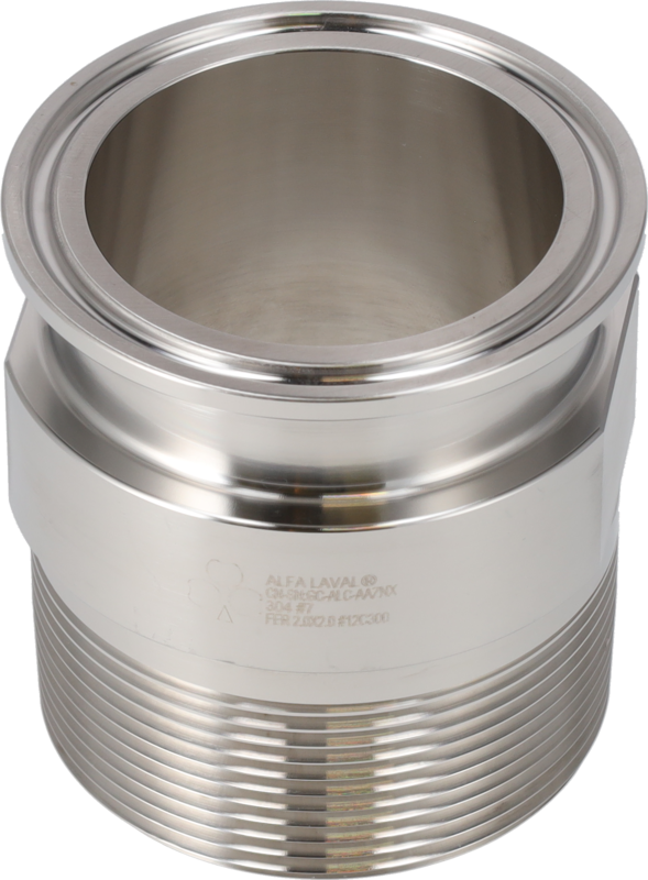 Adattatore Tri Clamp 21MP 1 1 7 316L TriClamp Igienico NPT Maschio Adattatore Tri Clamp 21MP 1 1 7 316L TriClamp Igienico NPT Maschio