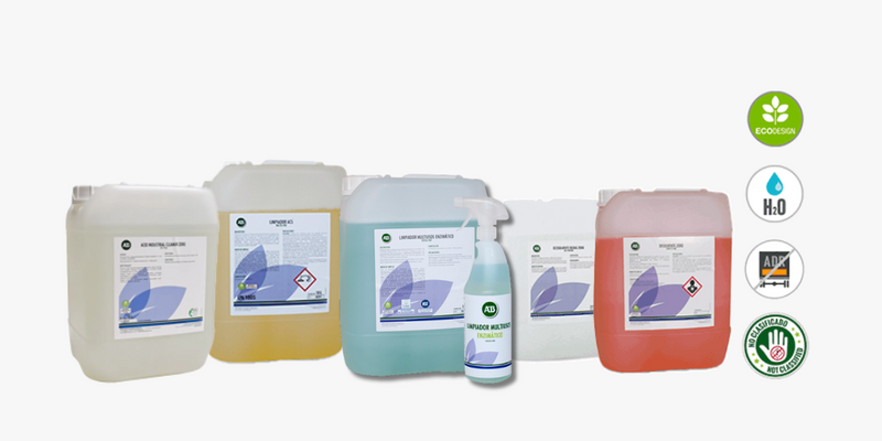 Ecolabel-certified industrial detergents