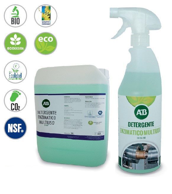 DD456 Sgrassante Enzimatico Multiuso, Pronto all'uso