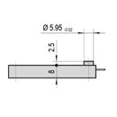 PW55-01d PQN55 Potenziomentro a filo avvolto 5k Ohm