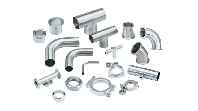 Tri-Clamp® B7WWMS Tee 4" SF1 (PL) 316L ASME BPE Saldare e Saldare e TriClamp Corto