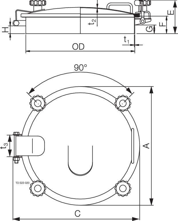 INSPECTION PORT C-404AH4 404
