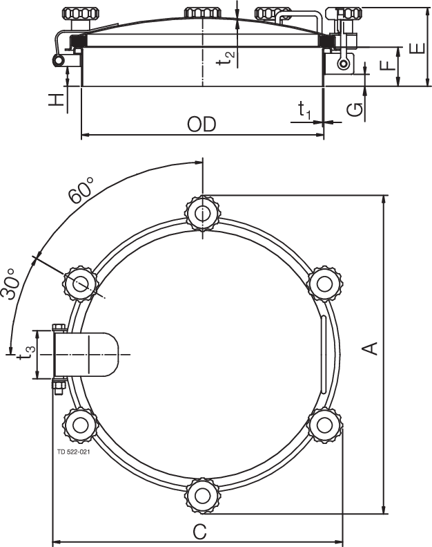 INSPECTION PORT C-404H6 404