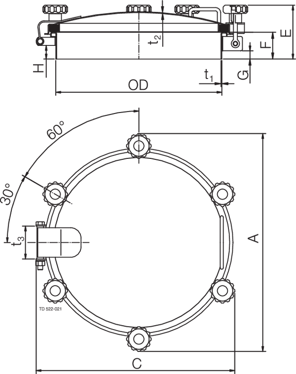 INSPECTION PORT C-404H6 404