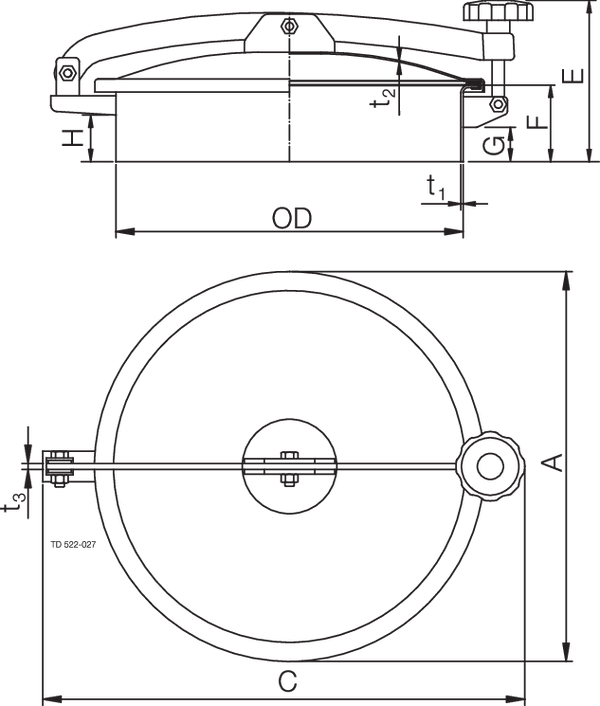 INSPECTION PORT C-454H5 454