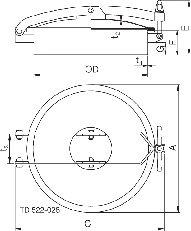 INSPECTION PORT C-454A 454