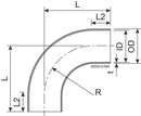 Bends 90 BL DN80 HSF2 1.4307 (304L) DIN 11852 EN 10374-A