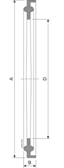 Guarnizione D DN20 EPDM (E) DIN 32676