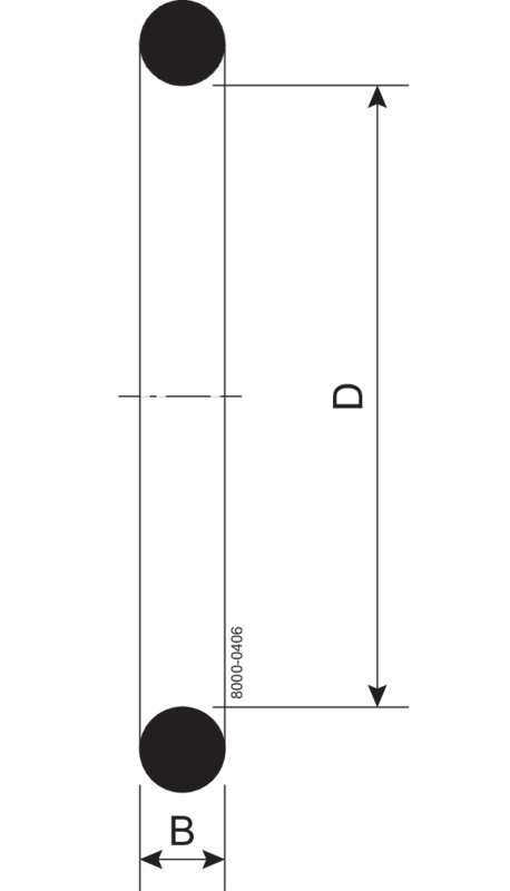 Guarnizione OR R DN125 EPDM (E) DIN 11864/11853