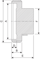 Blind DN15 H3 1.4404 (316L) DIN 11864-1/11853-1