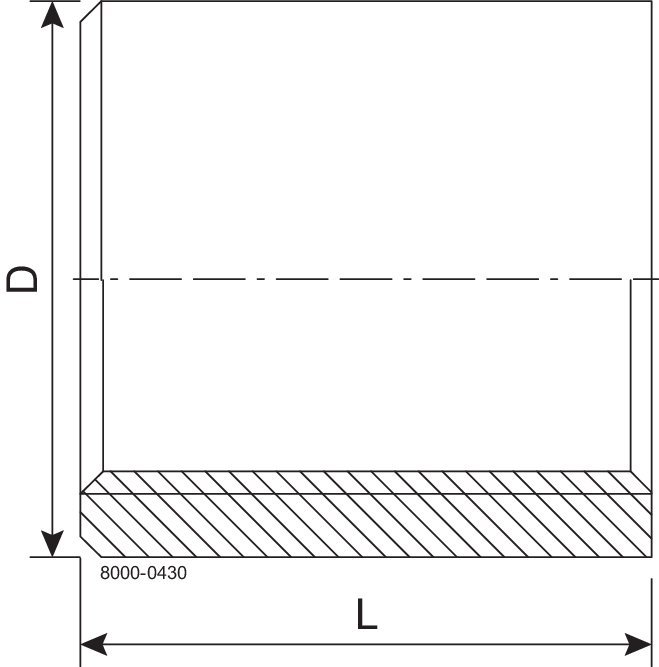Presa RG 1 1/4" 1.4404 (316L) Adatta a DIN