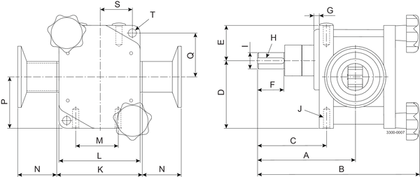 M200 1/2" BSP SC/SC EPDM PL