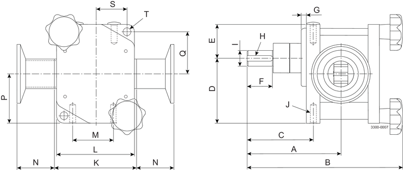 M210 PUMP 1" TRICLAMP