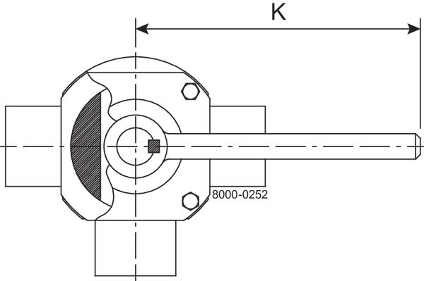 HANDLE CPL. 3-4 PORTS 76