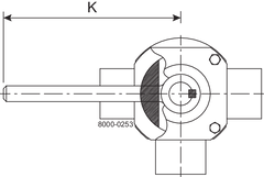 HANDLE FOR  3-4 PORTS NW50