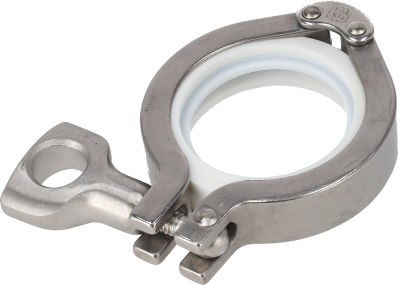 Tri-Clamp® A12MPS Anello di serraggio Giunto girevole 3" 304 Estremità di serraggio