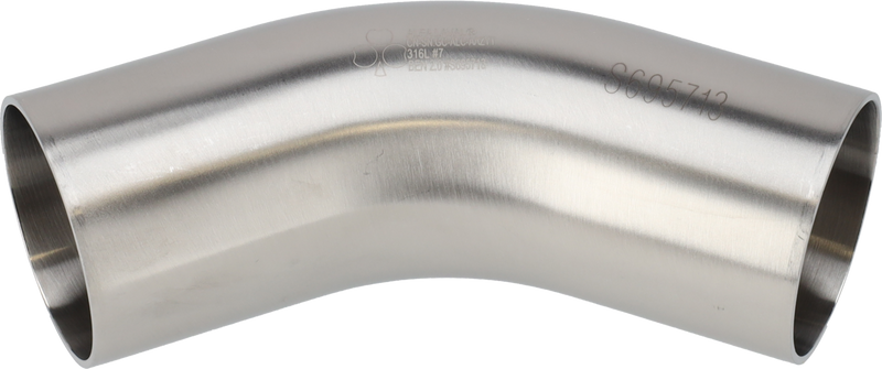 Tri-Clover® B2KS piega 45 6"