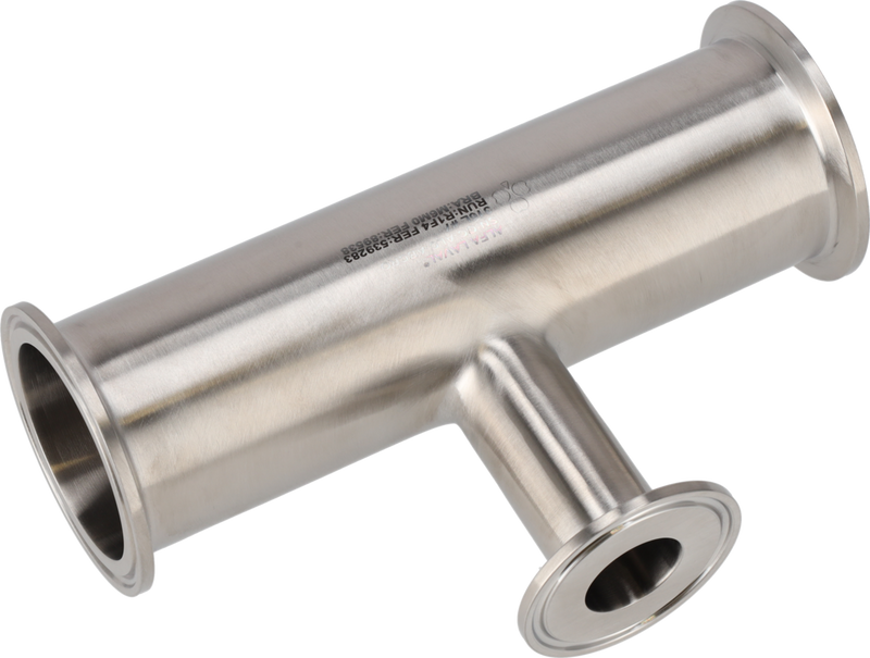 Tri-Clover® B7RMP Tee di riduzione 2" 1"