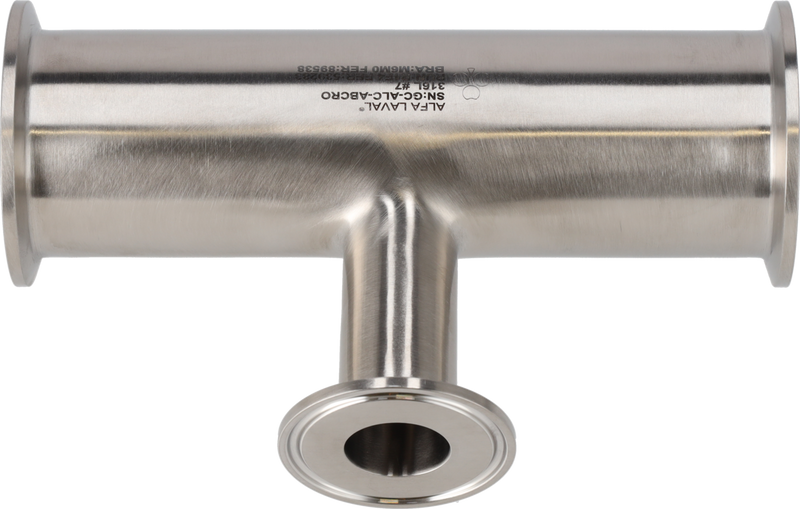 Tri-Clover® B7RMP Tee di riduzione 2" 1"