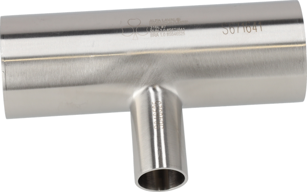 Tri-Clover® B7RWWW Tee di riduzione 6" 2.5" #7 316L 3A Estremità saldate