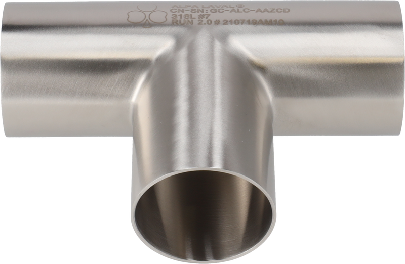 Tri-Clover® B7WWW Tee uguale 3"