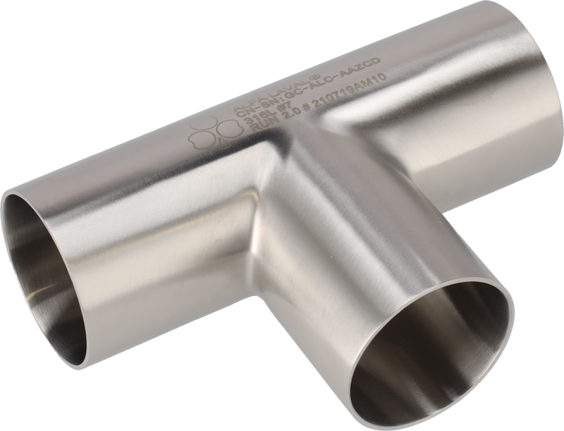 Tri-Clover® B7WWW Tee uguale 3"