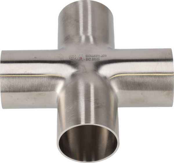 Tri-Clover® B9WWWW Croce 4" #7 304 3A Estremità saldate