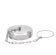 Tappo terminale Con catena e dado DN80 HSF0 1.4404 (316L) Adatto a DIN