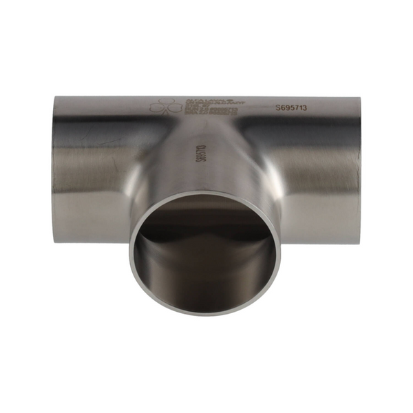Tri-Clover® L7WWW Tee uguale 4" #7 316L 3A Estremità saldate