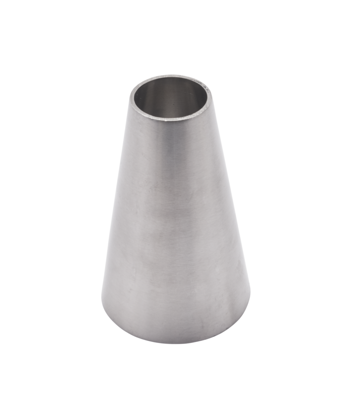 Riduttori concentrici 63,5 mm 38,1 mm ID grezzo / OD Pol 1.4404 (316L) ISO 2037