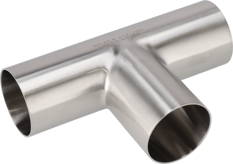 Raccordo a T 63,5 mm Pol 1.4404 (316L) ISO 2037