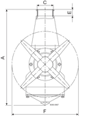 IM15 RJMIXER 4X8 0% 1½"RP