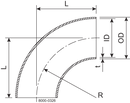BEND 90-BS-25-HSF3-1.4404