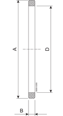 Anello di tenuta 63,5 mm EPDM (E) DS 720