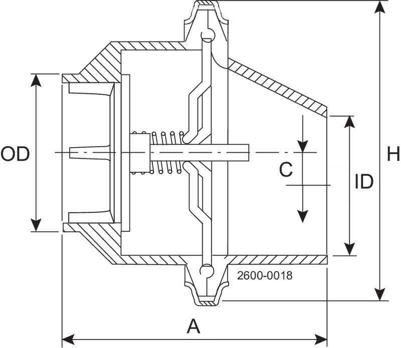 LKC DRAIN-W-3 POL T316L