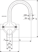 Alfa Laval LKUV-2 Air relief valve, EPDM, Welding ends, 38 mm