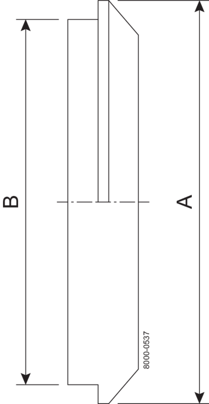 Tappo terminale H-16A-14 maschio 3" #7 304 H-line Estremità saldate