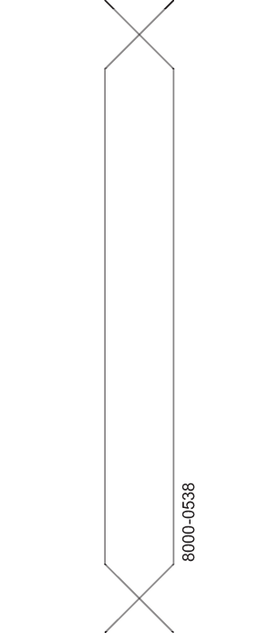 Guarnizione H40 4" Buna (U) Guarnizione H-line