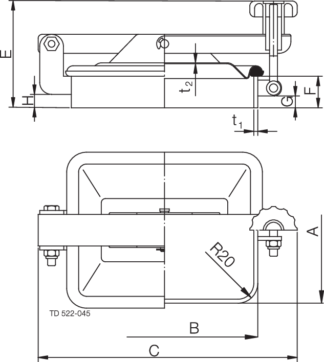 INSPECTION PORT R-235X185-040