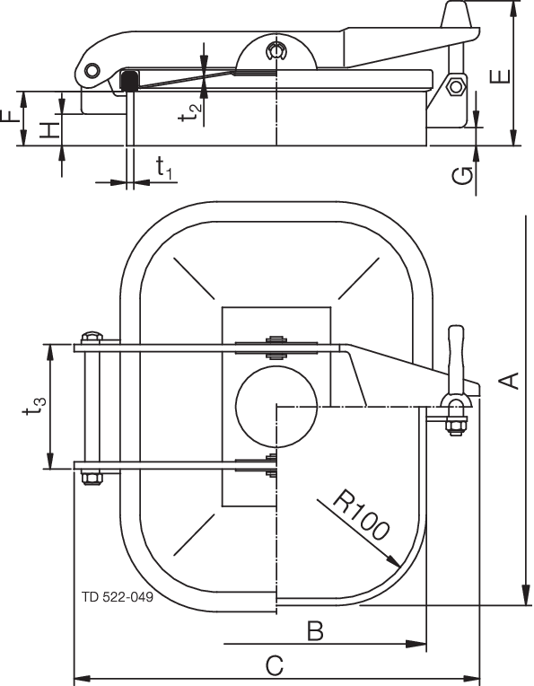 INSPECTION PORT R-332X440-060