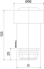 RELIEFVALVE TWO WAY POLYETHYLE