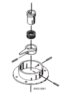 BRACKET SET 38MM FOR INDICATIO