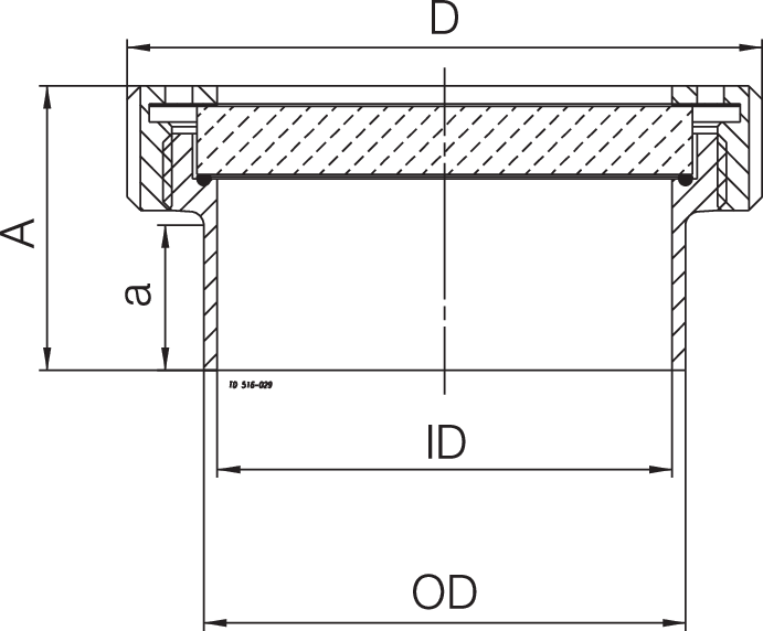 SIGHTGLASS DN100     DIN 11851