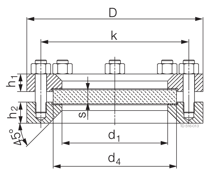 SIGHTGLASS DN 80 DIN 28120