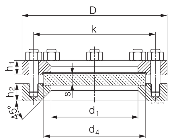 SIGHTGLASS DN 100 DIN 28120