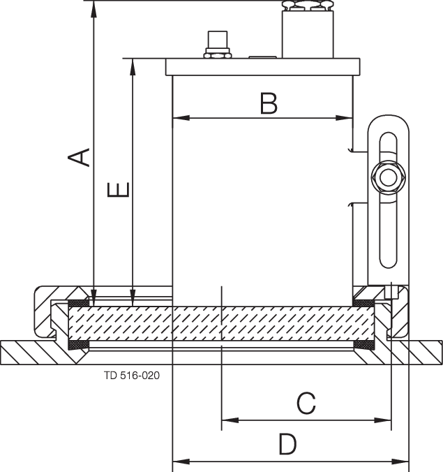 SIGHT GLASS LKS-120   W/MINI