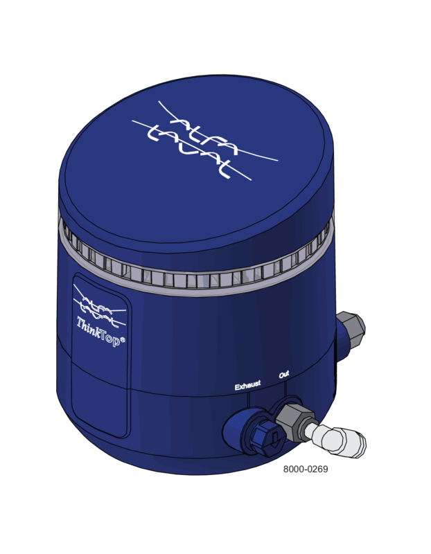 ThinkTop V40 Digital - 24VDC, 1 solenoid, ¼ inch air conn, M12 plug