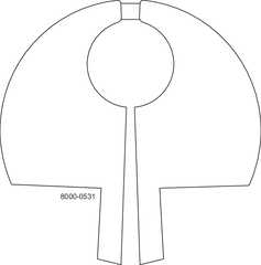 Cutting device 51.0 mm 1.4404 (316L) ISO 2037