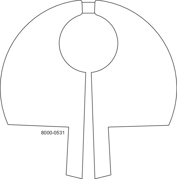 Cutting device 38.0 mm 1.4301 (304) ISO 2037
