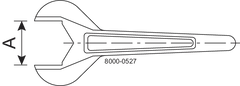 Spanner For IDF/ISO 101.6 mm 1.4301 (304) ISO 2037